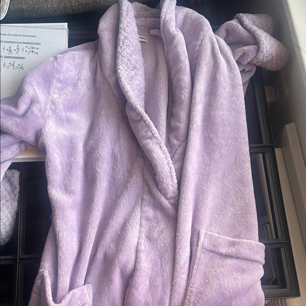 Lavender Plush Robe